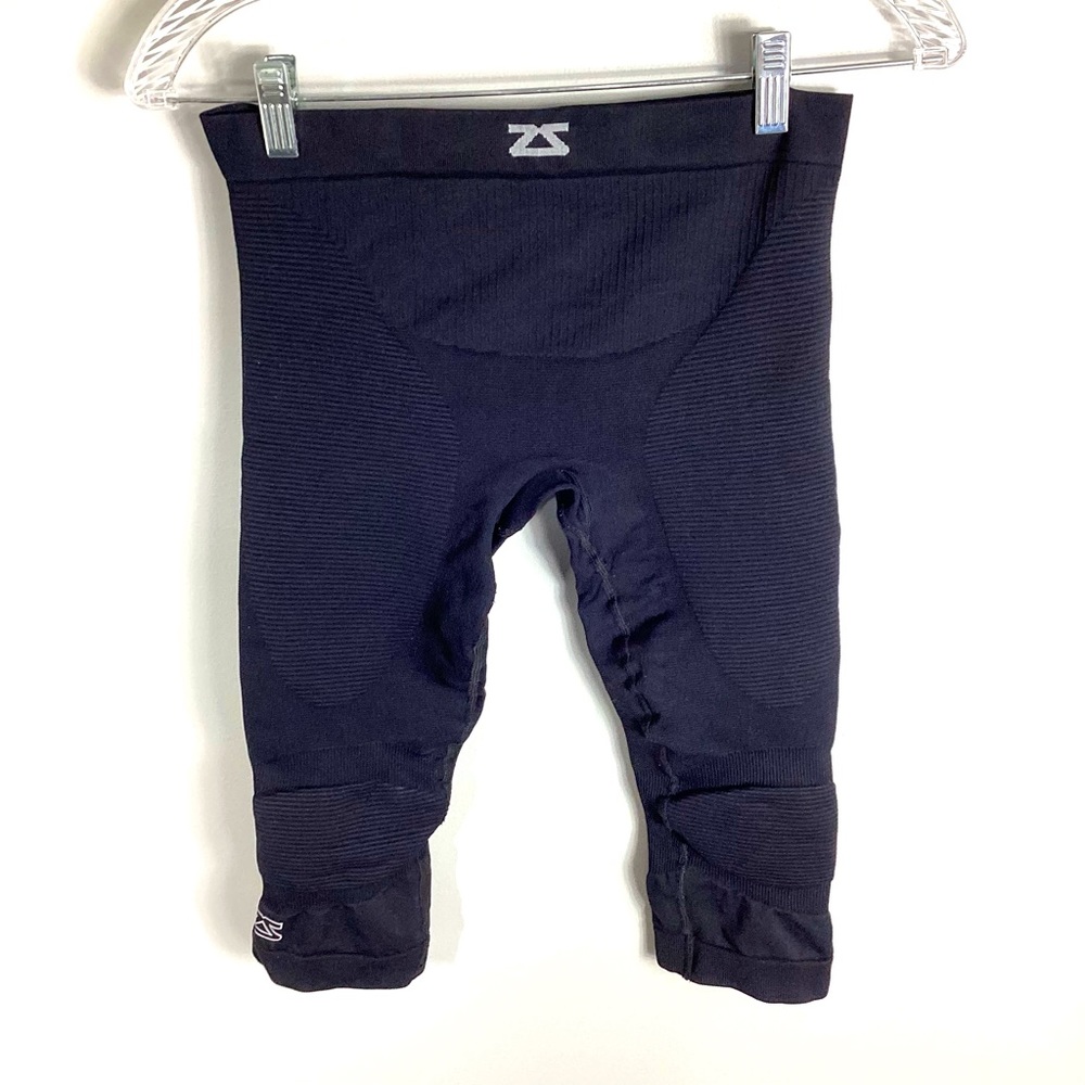 Zensah Compression Bike Shorts Women’s Size Small Black‎ Made in Italy